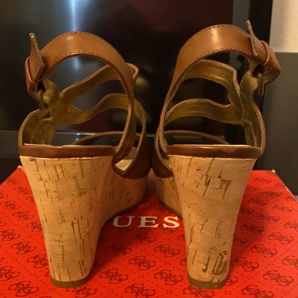 Guess Cork Wedged Heels - Picture 5 of 6